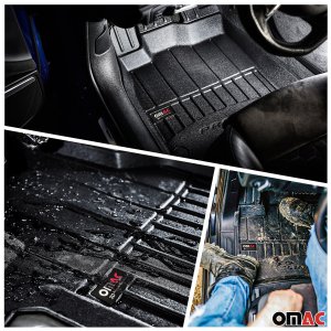 MINI COOPER III Floor-Trunk Mats - Omac - 3D Premium - Black - 2014
